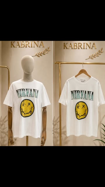 تی‌شرت اورجینال NIRVANA کد۲۱۱