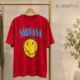 تیشرت لانگ برند NIRVANA وارداتی