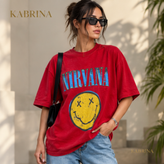 تیشرت لانگ برند NIRVANA وارداتی