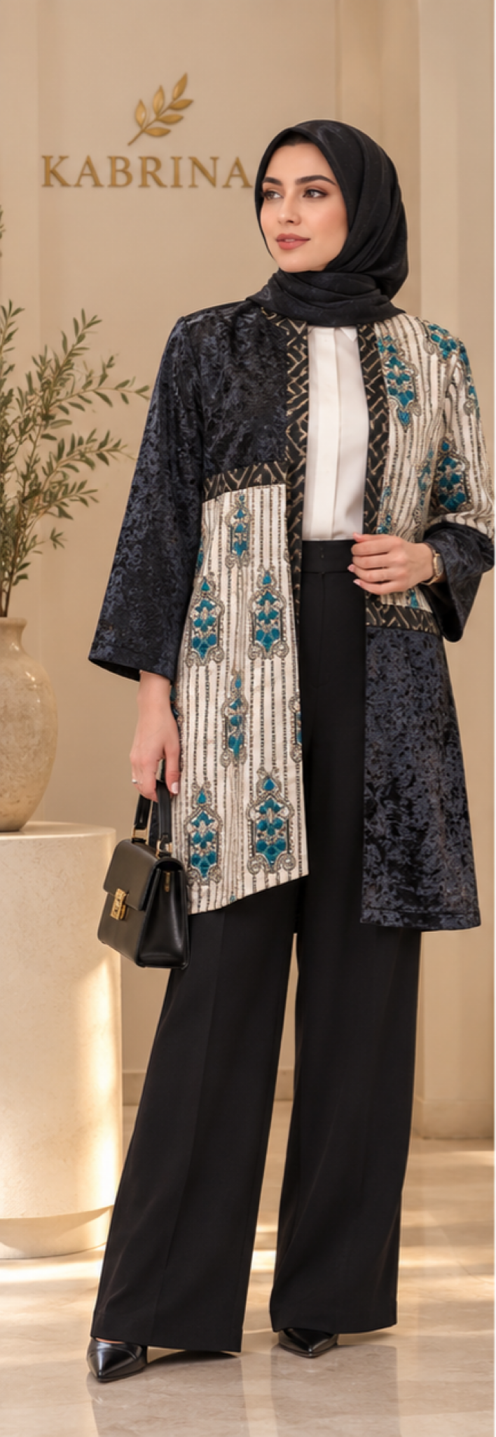 کت تک زنانه مزونی سوزن دوزی